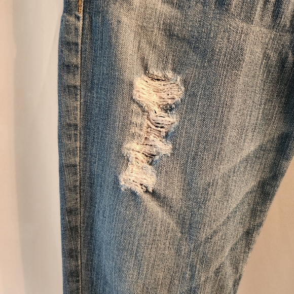 Hudson Womens Krista Super Skinny Crop Jeans Size 26 Distressed - Picture 4 of 7